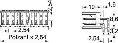 826470-5 AMP PCB Connection Systems