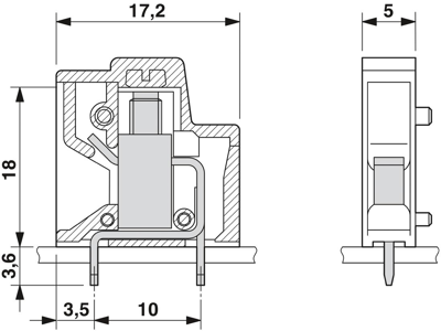 1705016 Phoenix Contact PCB Terminal Blocks Image 2