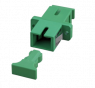 SC simplex jack, OS2, singlemode, ceramic, green, 53302.32