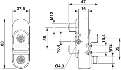 1080248 Phoenix Contact Sensor-Actuator Adapter Image 2