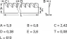 FCB-571-BLANK-610 MTC Contact Spring Strips