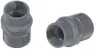 Corrugated pipe fitting, PG29, 29 mm, polyamide, IP65, black, (L) 28.8 mm