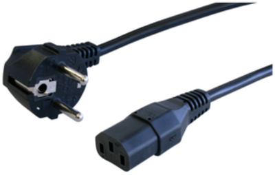 VII-H05VVF3G100-C13/2,00M SW9005 FELLER Power Cords