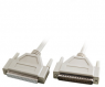 Extension cable, 2 m, D-Sub plug, 37 pole to D-SUB socket, 37 pole, K5186.2