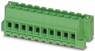 Pin header, 18 pole, pitch 5.08 mm, green, 1788509