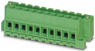 Pin header, 6 pole, pitch 5.08 mm, green, 1788389