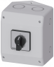 Changeover switch, Rotary actuator, 3 pole, 25 A, 690 V, (W x H x D) 146 x 188 x 149 mm, front mounting, 3LD2165-7UB01