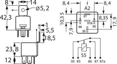 20 401 100A Wehrle Automotive Relays Image 4