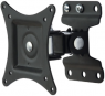 Wall mount, (W x H x D) 80 x 109 x 98 mm, for LCD TV LED 13 to 30 inch, max. 23 kg, ICA-LCD-201BK