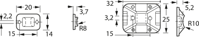 151-11319 HellermannTyton Cable Holders Image 2