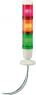 Signal lamp, Ø 47 mm, green/orange/red, 24 VDC, BA15d, IP54