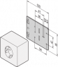 Mounting plate for surface mounted sockets