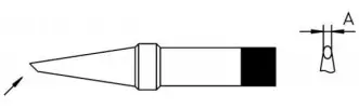 PT DD8 Weller Soldering tips, desoldering tips and hot air nozzles