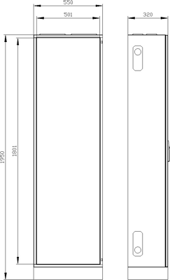 8GK1323-8KN24 Siemens Switch Cabinets, server cabinets Image 2