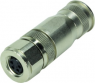 Jack, M8, 4 pole, screw connection, screw locking, straight, 21023692401