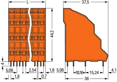 738-403 WAGO PCB Terminal Blocks Image 2