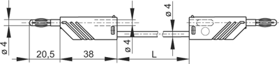 MLN 100/2,5 AU SW Hirschmann Test & Measurement Test Leads Image 2