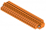 Socket header, 20 pole, pitch 3.5 mm, straight, orange, 1620790000