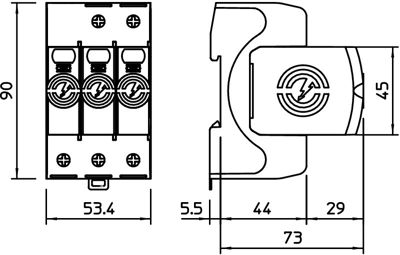 5095163 OBO Bettermann Overvoltage Protection Image 2