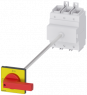 Emergency stop load-break switch, Rotary actuator, 3 pole, 160 A, 690 V, (W x H x D) 112 x 169 x 94 mm, front mounting, 3LD2318-0TK13