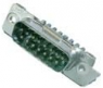 D-Sub connector, 25 pole, standard, angled, solder pin, 2-338170-2