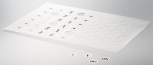 Labeling sheet, for pushbutton, 5.70.090.005/1001