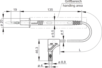 PL 2600 SIL S WS RT Hirschmann Test & Measurement Test Leads Image 2