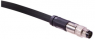 Sensor actuator cable, M8-cable plug, straight to open end, 4 pole, 5 m, PUR, black, 21347300467010