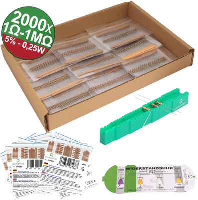 23P127 QUADRIOS Resistor Sortiments Image 1