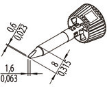 0142CDLF16/SB Ersa Soldering tips, desoldering tips and hot air nozzles Image 2