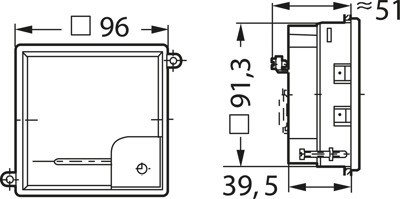 SQ96DE 300V AMS Voltmeter Image 2