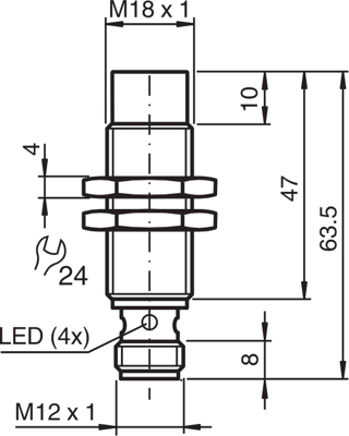 231740 PEPPERL+FUCHS Proximity Switches, Reed switches Image 2