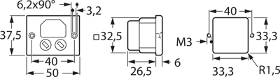 0040.5000.2 SCHURTER Device Connectors Image 2