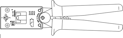 27990000001 Harting Crimping and Cable Lug Pliers