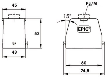 19011000 LAPP Housings for HDC Connectors Image 2