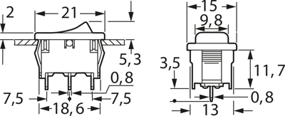 1803.2102 Marquardt Rocker Switches Image 2