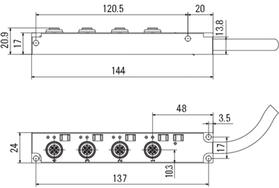 1070640000 Weidmüller Sensor-Actuator Distribution Boxes Image 2