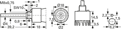 01-1183-20 ELMA Rotary Switches and Selector Switches Image 3