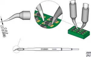 C120001 JBC Soldering tips, desoldering tips and hot air nozzles