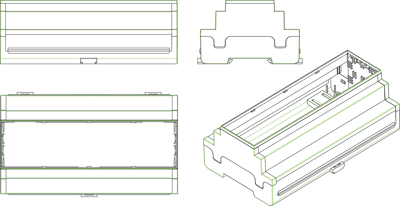 449-370-00 apra DIN-Rail Enclosures Image 1