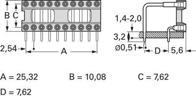 218-1-020-3-X0STH-XT0 MPE-GARRY Semiconductor Sockets, Holders Image 2