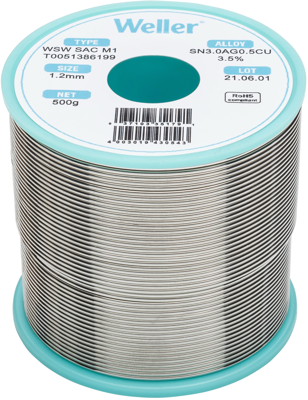 WSW SAC M1 1,2MM 500G Weller Solder Wires Image 1