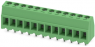 PCB terminal, 12 pole, pitch 3.81 mm, AWG 26-16, 8 A, screw connection, green, 1705647