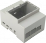 Plastic DIN rail enclosure for Raspberry Pi 4 B, (L x W x H) 91 x 72 x 62 mm, white, RB-CASEP4+07