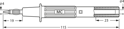 66.9112-21 Stäubli Electrical Connectors Test Leads and Test Probes Image 2