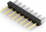 Pin header, 8 pole, pitch 2 mm, straight, black, 2355184-8