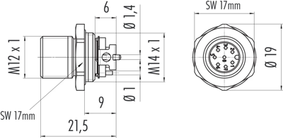 99 3481 401 08 binder Sensor-Actuator Connectors Image 2