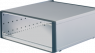 19 inch desktop enclosure, 5 U (3+2), 42 HP, (W x H x D) 235.5 x 221.5 x 315.5 mm, aluminum, gray, 24572-276