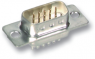 D-Sub plug, 15 pole, high density, straight, solder pin, 34504.1