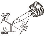 0142CDLF18L/SB Ersa Soldering tips, desoldering tips and hot air nozzles Image 2